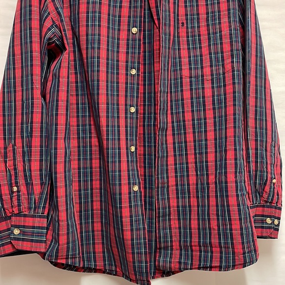 ✨HP✨Menswear- IZOD Plaid Dress Shirt XL - Picture 5 of 11